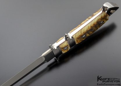 Dietmar Kressler Custom Knife Ram's Horn Integral Sub-Hilt Fighter - Image 6