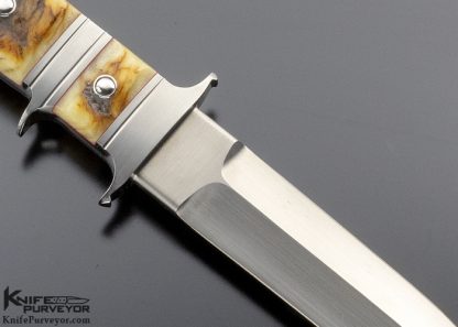 Dietmar Kressler Custom Knife Ram's Horn Integral Sub-Hilt Fighter - Image 4