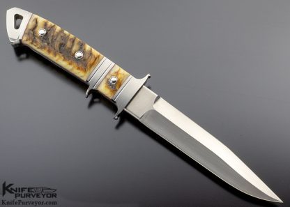 Dietmar Kressler Custom Knife Ram's Horn Integral Sub-Hilt Fighter - Image 3