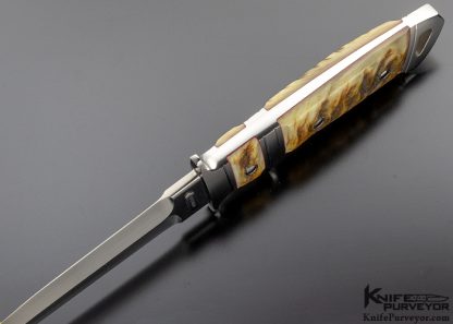 Dietmar Kressler Custom Knife Ram's Horn Integral Sub-Hilt Fighter - Image 5