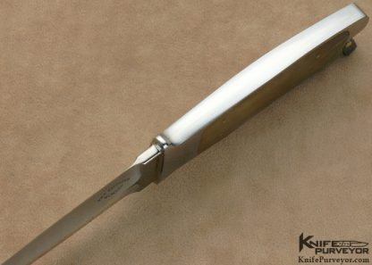 Dietmar Kressler Custom Knife Presentation Grade Big Horn Sheep Interframe Integral Dagger - Image 4