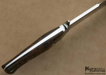 Dietmar Kressler Custom Knife Desert Ironwood Integral Chute - Image 5