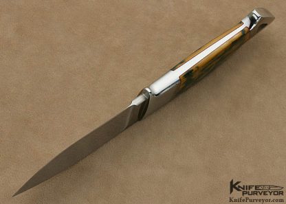 Dietmar Kressler Custom Knife RWL-34 Integral Drop Point Hunter - Image 7