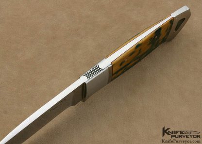 Dietmar Kressler Custom Knife RWL-34 Integral Drop Point Hunter - Image 5