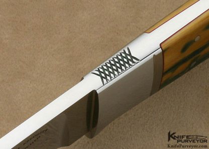 Dietmar Kressler Custom Knife RWL-34 Integral Drop Point Hunter - Image 6