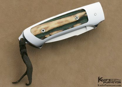 Dietmar Kressler Custom Knife Prototype Stag Tail Lock - Image 3