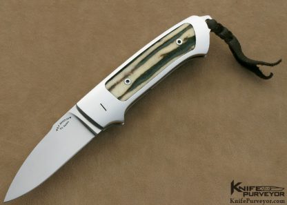 Dietmar Kressler Custom Knife Prototype Stag Tail Lock