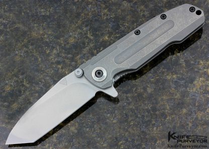 District 9 Custom Knife Titanium Frame Lock