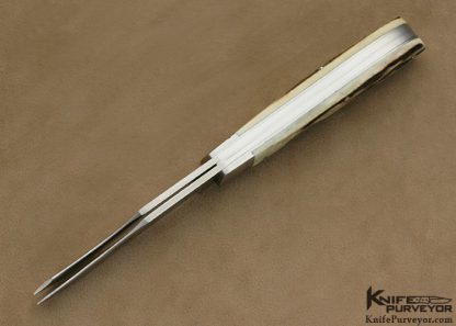 Doc Hagen Custom Knife 2 Bladed Stag Slipjoint - Image 4