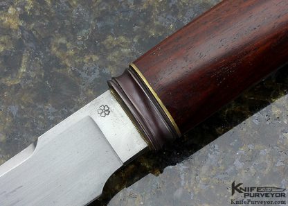 Don Fogg Custom Knife Hand Forged Cocobolo Hunter - Image 2