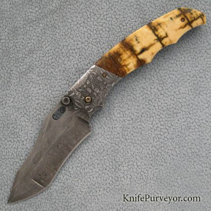 Don Hanson Custom Knife Mastodon & Mosaic Damascus Nightmare Tribute