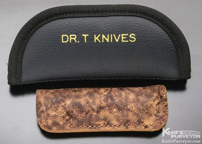 David Taber Custom Knife Damasteel & Carboquartz Outsider Slip Joint - Image 9