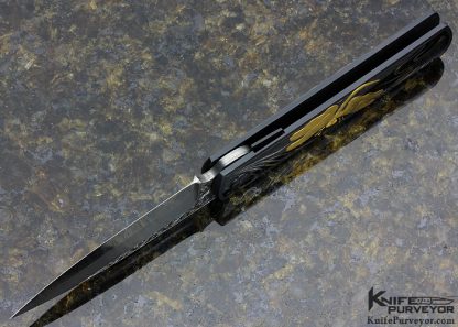 Dr. Fred Carter Custom Knife Sole Authorship Engraved "Dragonfly" Linerlock - Image 5