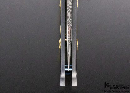 Dr. Fred Carter Custom Knife Sole Authorship Butterflies and Morning Glories Linerlock - Image 5