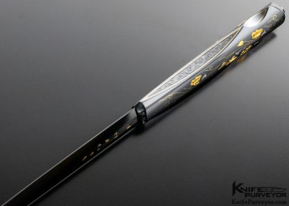 Dr. Fred Carter Custom Knife Butterfly & Morning Glory Dagger - Image 7