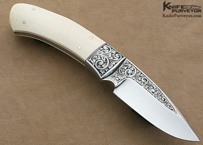 Dr. Fred Carter Custom Knife Sole Authorship Engraved Drop Point Hunter - Image 5