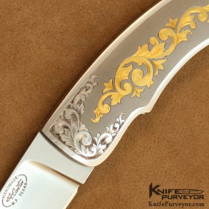 Fred Carter Custom Knife Sole Authorship Engraved Lockback - Image 2