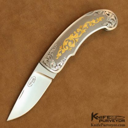 Fred Carter Custom Knife Sole Authorship Engraved Lockback
