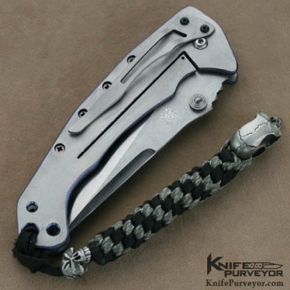 Brad Duncan Custom Knife Titanium & S-30V Predator Framelock - Image 3