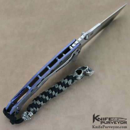 Brad Duncan Custom Knife Titanium & S-30V Predator Framelock - Image 4