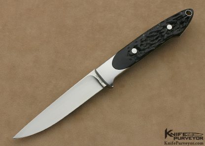 Durvyn Howard Custom Knife Cape Buffalo Horn Fixed Blade