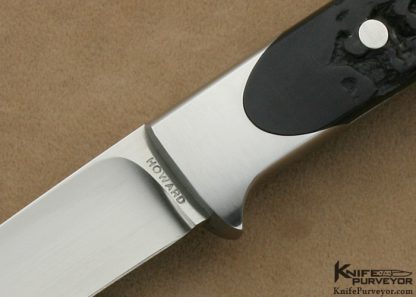 Durvyn Howard Custom Knife Cape Buffalo Horn Fixed Blade - Image 2