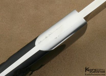 Durvyn Howard Custom Knife Cape Buffalo Horn Fixed Blade - Image 8