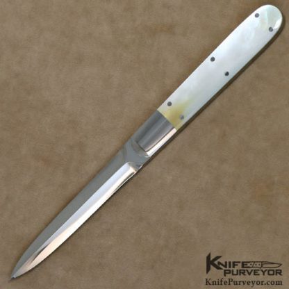 Rick Eaton Custom Knife South Sea Goldlip Pearl Dagger