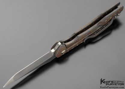 Ed Cope Custom Knife T-22 Titanium Frame Lock Flipper - Image 7