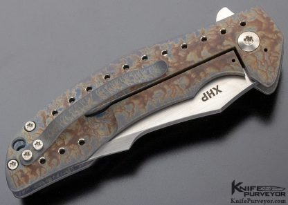 Ed Cope Custom Knife T-22 Titanium Frame Lock Flipper - Image 5