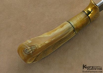 Ed Fowler Custom Knife Master Smith Forged 52100 Ball Bearing Steel "Willow" - Image 7
