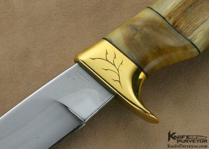 Ed Fowler Custom Knife Master Smith Forged 52100 Ball Bearing Steel "Willow" - Image 2