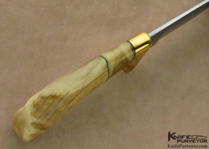 Ed Fowler Custom Knife Master Smith Forged 52100 Ball Bearing Steel "Willow" - Image 4
