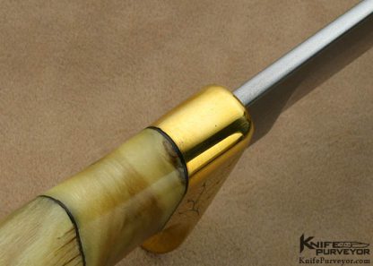 Ed Fowler Custom Knife Master Smith Forged 52100 Ball Bearing Steel "Willow" - Image 5