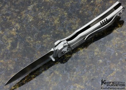 Eddie Baca Custom Knife Titanium Frame Lock - Image 5
