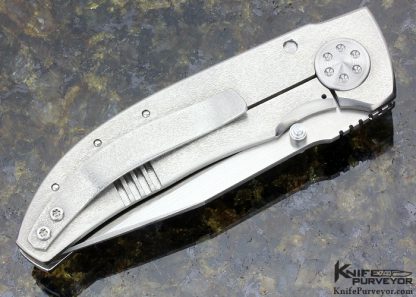 Eddie Baca Custom Knife Titanium Frame Lock - Image 3