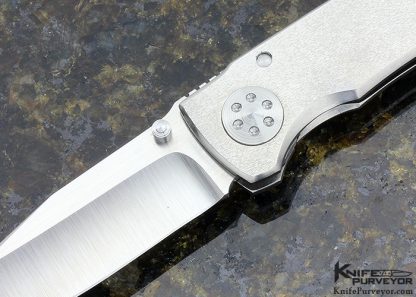 Eddie Baca Custom Knife Titanium Frame Lock - Image 2