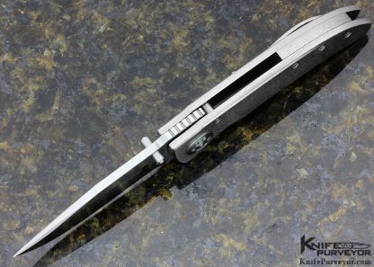 Eddie Baca Custom Knife Titanium Frame Lock - Image 4