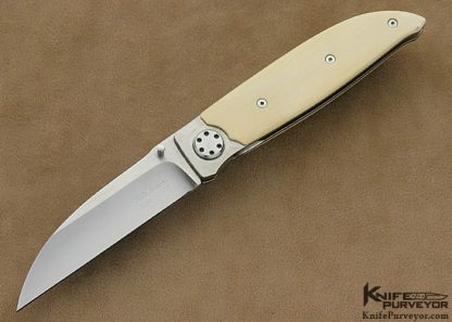 Eddie J. Baca Custom Knife S-30V "DK" Linerlock
