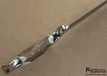 Eddie Gunther Custom Knife Eagle Head Bowie - Image 9