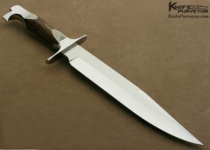 Eddie Gunther Custom Knife Eagle Head Bowie - Image 5