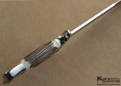 Eddie Gunther Custom Knife Eagle Head Bowie - Image 6
