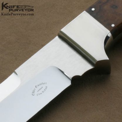 Eddie Gunther Custom Knives Desert Ironwood Boot Knife - Image 2