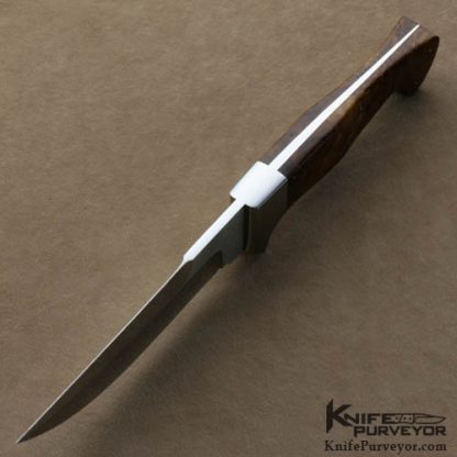 Eddie Gunther Custom Knives Desert Ironwood Boot Knife - Image 3