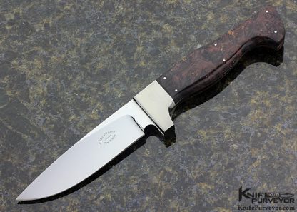 Eddie Gunther Custom Knives Desert Ironwood Boot Knife