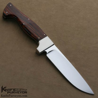 Eddie Gunther Custom Knives Cocobolo Drop Point Hunter - Image 4