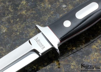 Elton Misner Black Linen Micarta "Bob Loveless Design" Dagger