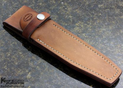 Elton Misner Custom Knife Bone Linen Micarta Bob Loveless Style Dixon Fighter - Image 7