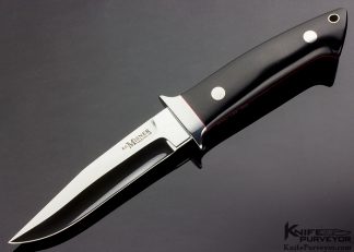 Elton-Misner-Custom-Knife-Black-Linen-Micarta-with-Escutcheon-Bob-Loveless-Design-Boot-Knife-18018