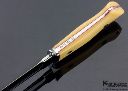 Elton Misner Bone Linen Micarta "Bob Loveless Design" Mini Wilderness - Image 5